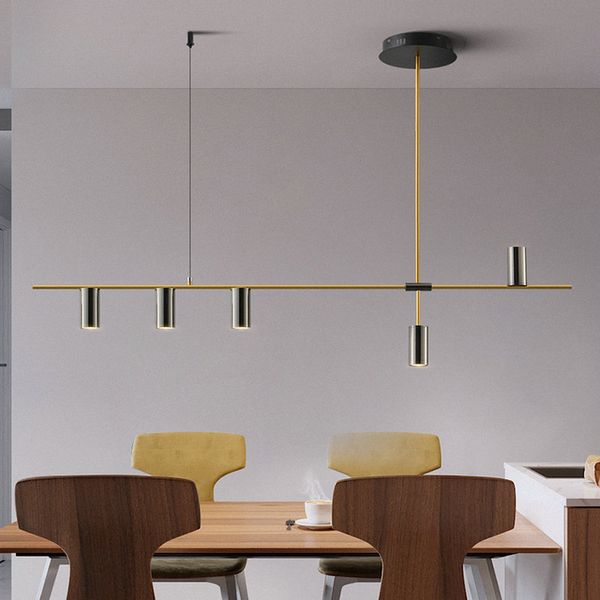 Modern Black Gold LED Pendant lamps Chandelier for Bedroom Living Room Loft Entrance Hall Kitchen Dining Nordic Home Decor