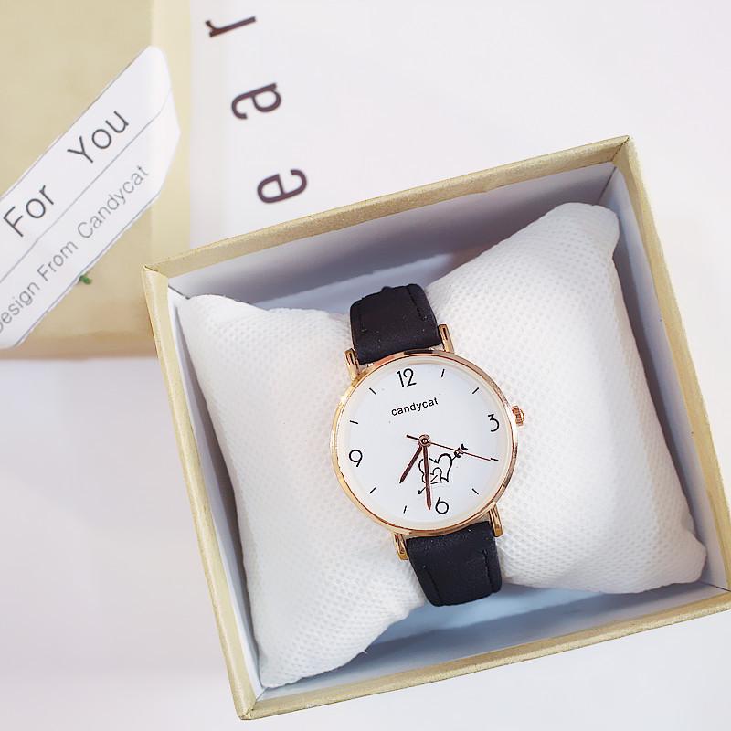 Wristwatches Low Price Ladies Watches Top CandyCat Girl Quartz Watch Life Waterproof Sports Leather Strap Women Gift