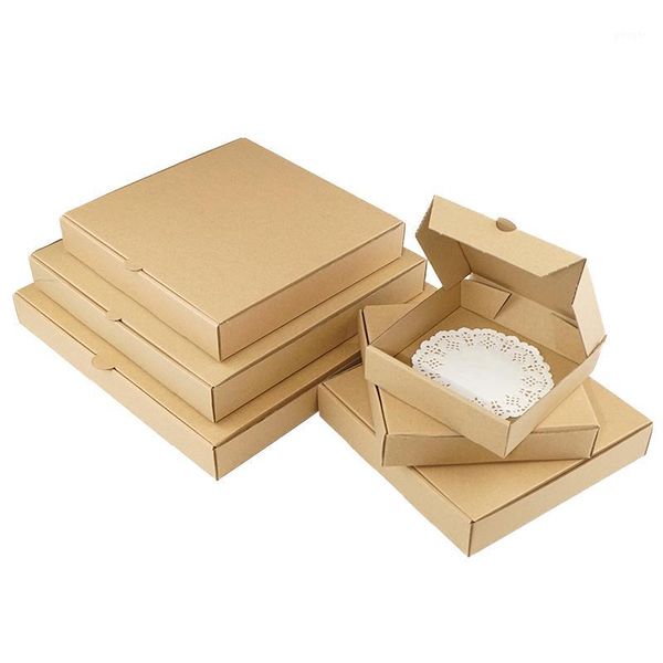 Gift Wrap 10PCS-Pizza Box Kraft Paper Pizza Supports Custom Size And Printing1