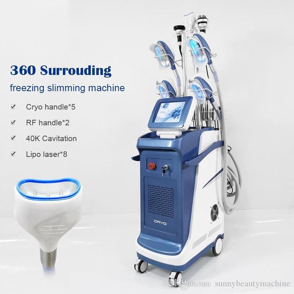 Cryolipolysis Body Shaping Machine Fat Slimming Machine Weight Loss Fat Reduction RF vacuum Multi-Functional Beauty Equipment