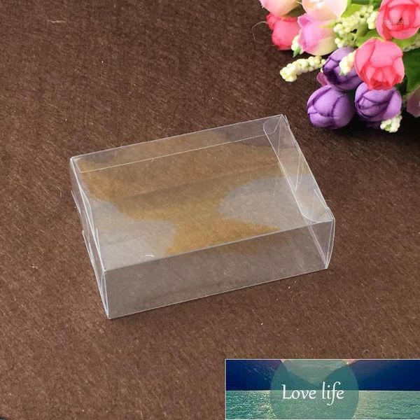 Gift Wrap 50pcs 5*7*8cm Clear Plastic Pvc Box Packing Boxes For Gifts-chocolate-candy-cosmetic-crafts Square Transparent Box1 Factory price