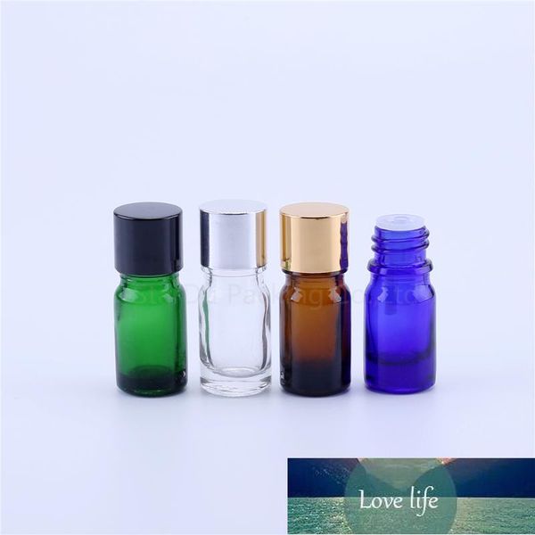 2pcs 5ml Glass Bottles Empty Bottle For Essential Oil Perfume Liquid Holder + Cap Portable Storage & Jars Factory price expert design Qualit