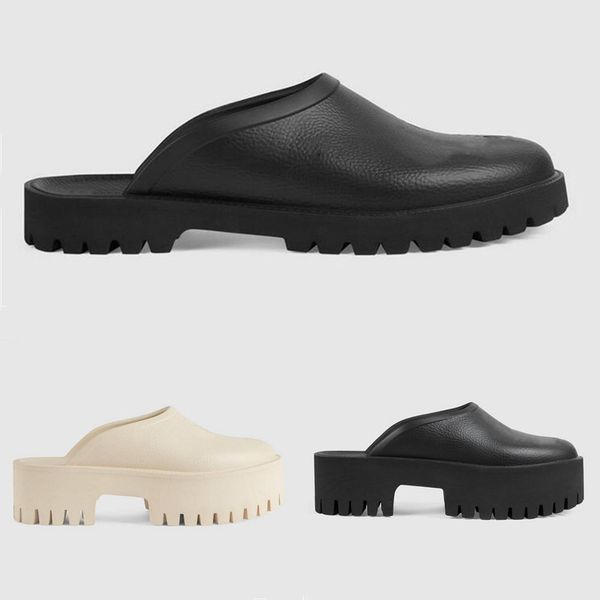 Luxury Designer Womens Sandals Mens Slippers Heels Rubber Waterproof Platform Candy Color Flats Jelly Shoes Slippers Outdoor Beach Slides EU