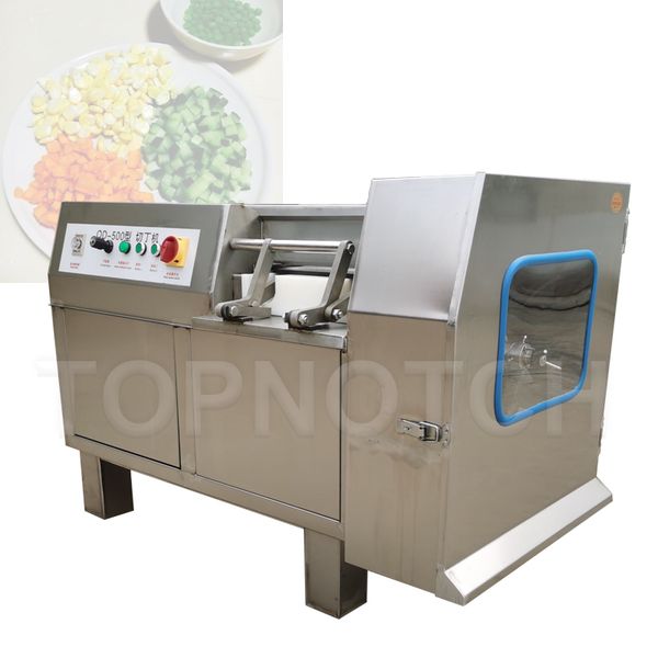 Commercial Beef Cutter Duck Dicer Cube Chicken Frozen Slicer Machine Meat Cutting Equipment