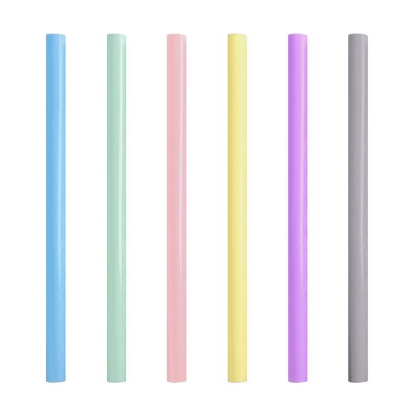 Silicone Straws Candy Color Party Supplies Straight Curve StrawDH9400
