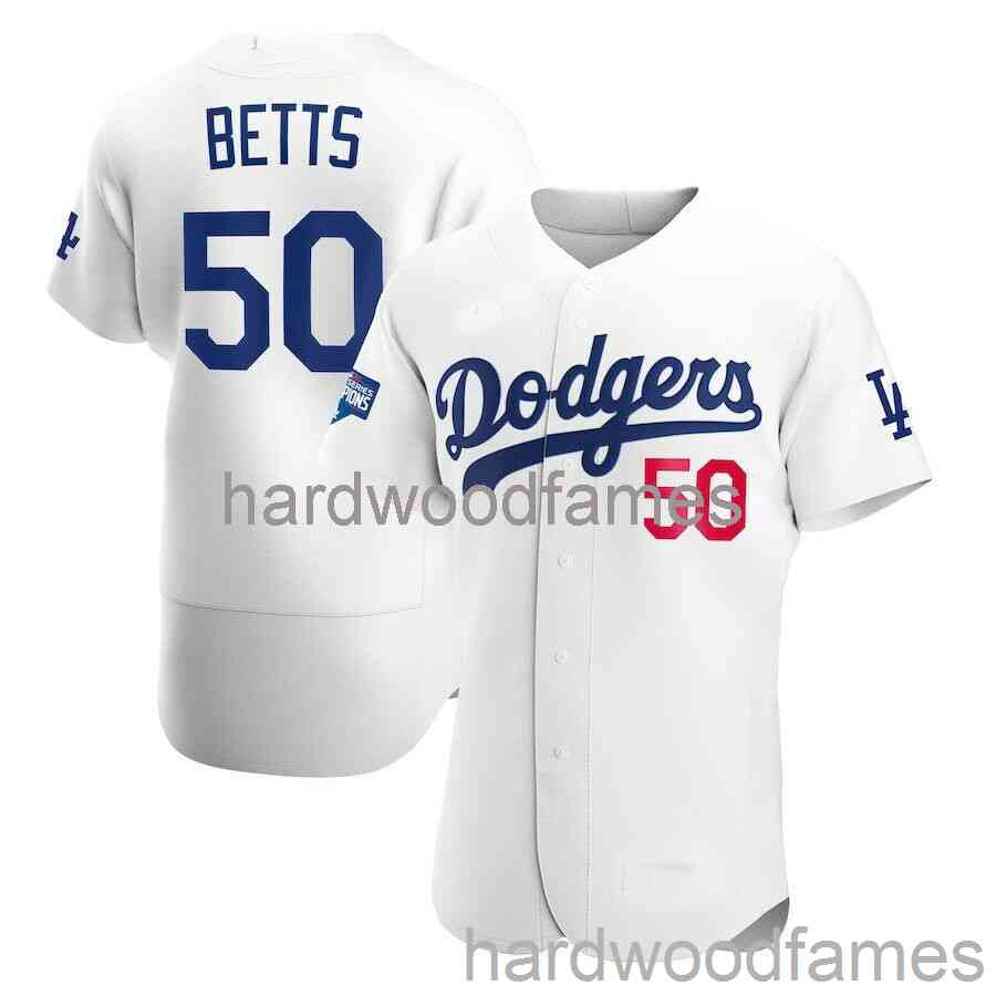 Custom Mookie Betts 2020 World Series Jersey Stitched Men Women Youth Kid Baseball Jersey XS-6XL