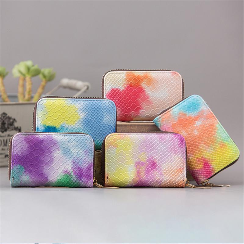 Card Holders Rfid Multifunctional Holder Business Wallet Women Large Capacity Zipper ID Case Coin Purse Tarjetero