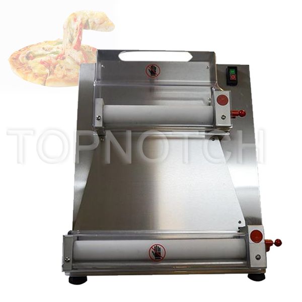 10-40 Cm Electric Kitchen Pizza Press Machine Stainless Steel Dough Roller Sheeter Pastry Presser Chapati Flattening Equipment