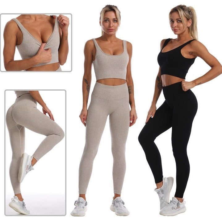 Tracksuits Womens Designer Fashion Brand Yoga wear Two Piece Set active outfit for Woman bra top leggings suits Casual gym Pants outdoor sports runn