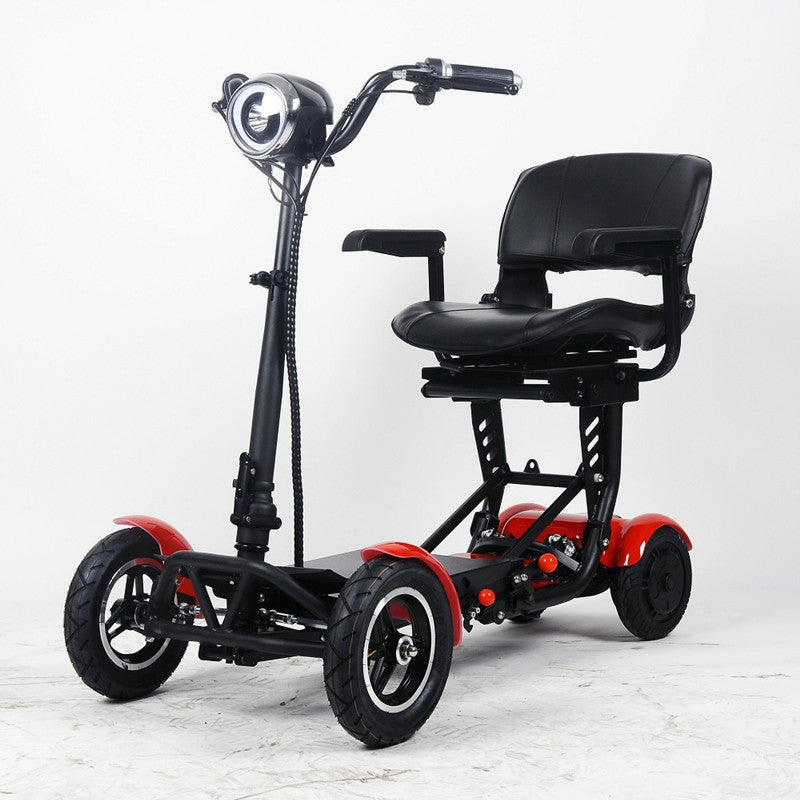 EU Stock Electric Scooters Adults 4 Wheels Electric-Scooters 36V 15.6AH Folding Electric Kick Scooter For Elderly-Disabled Armrest Seat