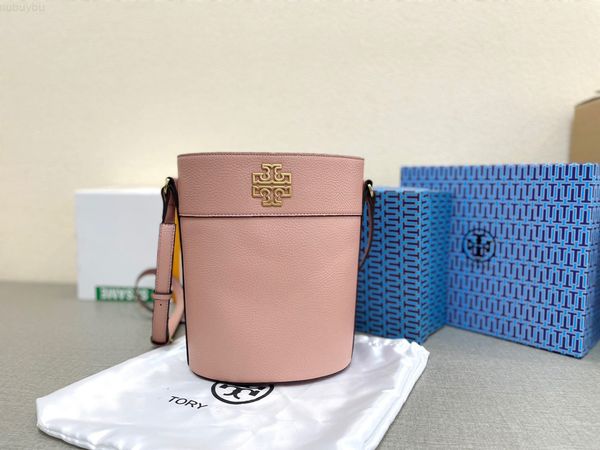 Tb Women&#039;s Bag 2021 Aolai New Litchi Grain Cowhide One Shoulder Messenger Bag Commuter Portable Britten Bucket Bage78h