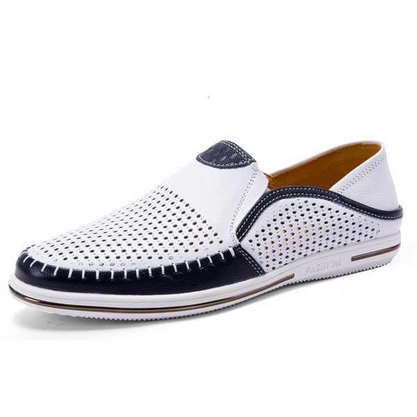 Dress Shoes Hollow summer shoes, outdoor male sneakers, casual loafers, slip-on, formal dress, moccasins. UAOX