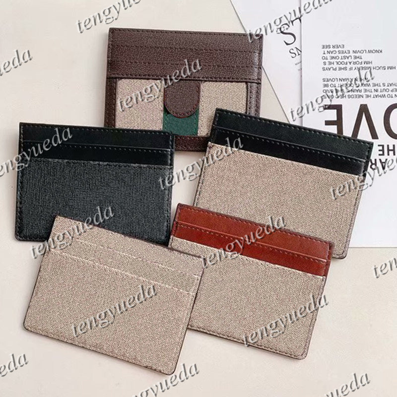Credit Card Holder Pouches Fashion Designer Leather Passport Cover ID Business Mini Pocket for Men Women Purse Case Driving License Beautyful Wallet