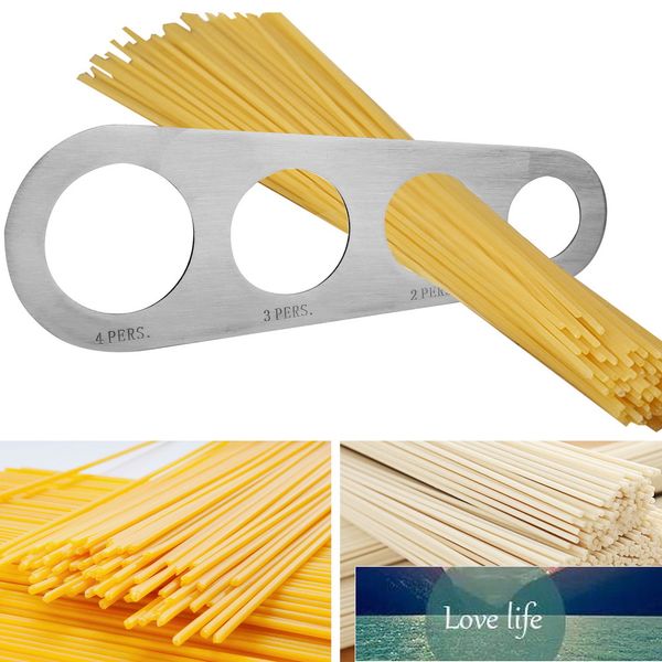 1Pcs Kitchen Stainless Steel Pasta Noodle Measure Kitchen Accessories 4 Holes Spaghetti Measurer Tools Factory price expert design Quality L