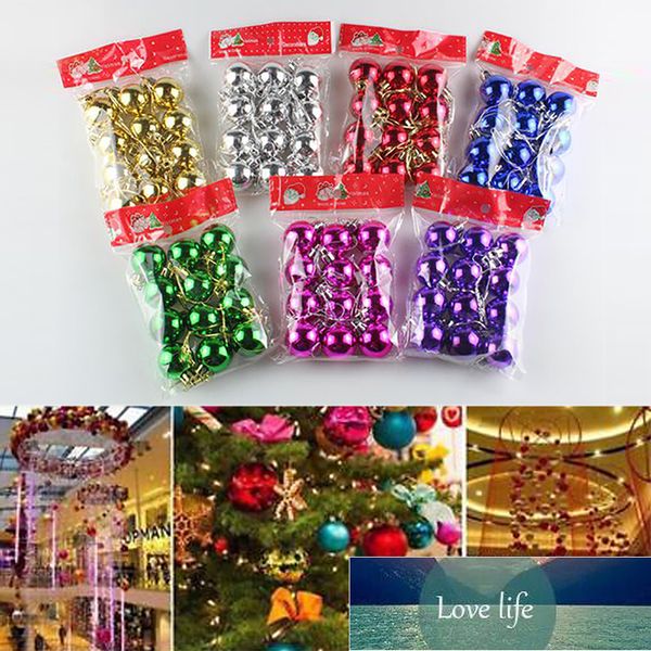12 Pcs-Set Glitter Chic Christmas Tree Ball Baubles Xmas Party Wedding Hanging Ornament Christmas Decoration Factory price expert design Qua
