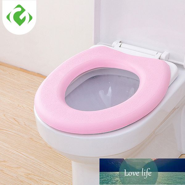 1pc EVA O type Toilet Seat Cover Toilet Seat Cushion Sticker Bathroom Toilet Seat Closestool Washable Waterproof Mat Cover Pad Factory price