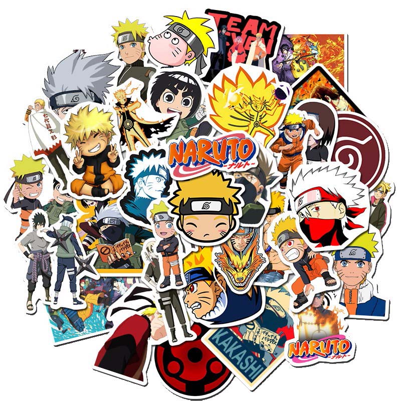 Vehicle Japan Cartoon Sticker Anime Naruto Graffiti Stickers Luggage Skateboard Guitar Laptop Waterproof Car Motorcycle Decals Birthday Gift