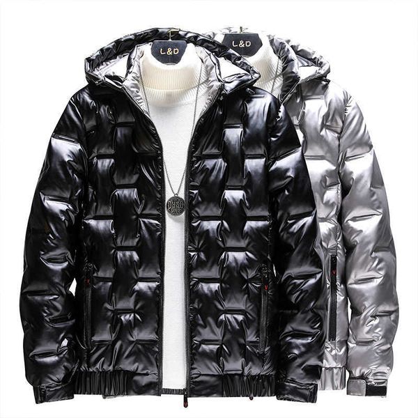 Men&#039;s Winter Jacket, 2021g, Solid Color, Fashion Youth Mattress Coat, Men&#039;s Long Padded Vest, Free Delivery
