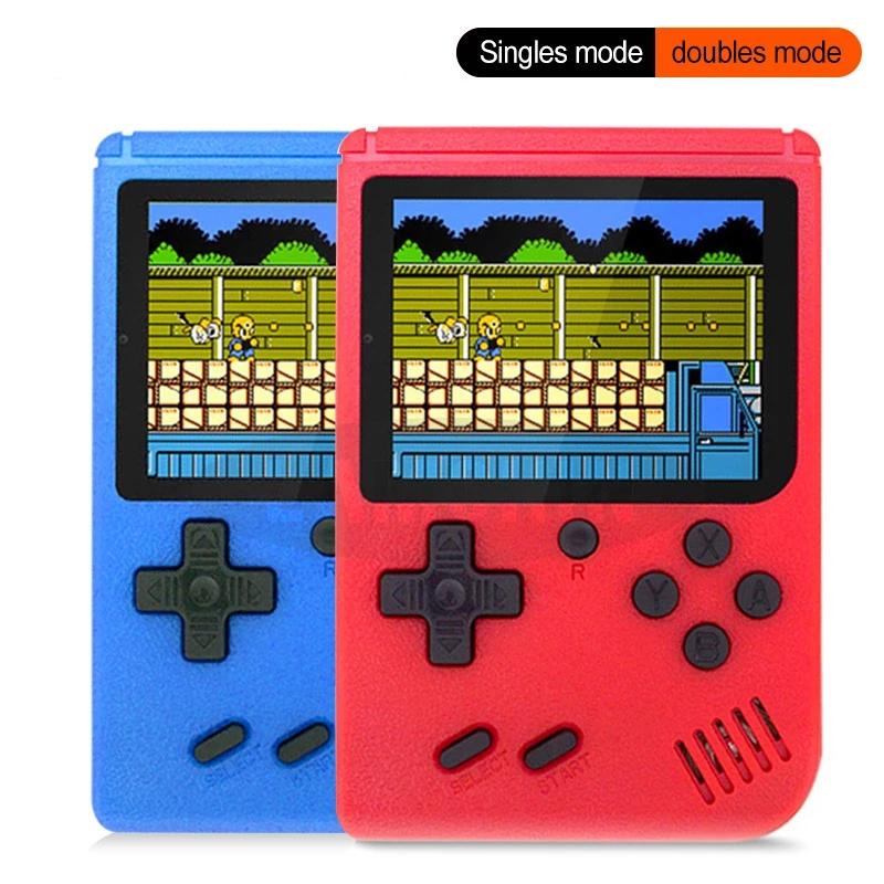 Portable Game Players Built-In 400 Games Handheld Console 2-Person Tv Connection 8-Bit Gameboy Retro Entertainment Gifts