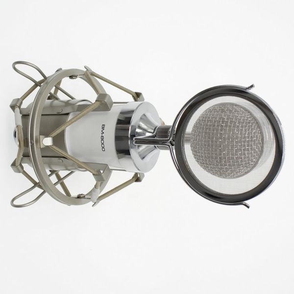 New Arrival BM8000 Professional Sound Studio Recording Condenser Microphone with 3.5mm Plug Stand Holder