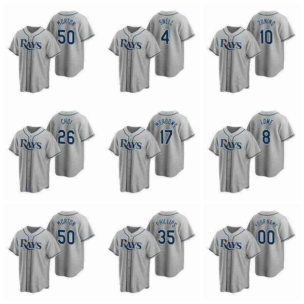 TamparaysJersey Baseball Jersey Men Women Youth # 4 Blake Snell 12 Wade Boggs 50 Charlie Morton 17 Austin MEADOWS 1070