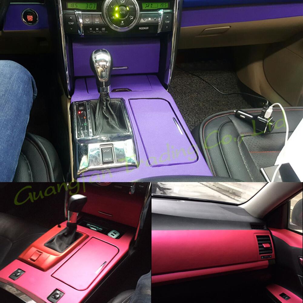 Interior Central Control Panel Door Handle 3D 5D Carbon Fiber Stickers Decals Car-styling Parts Products Accessories For Toyota Reiz Mark X Year 201