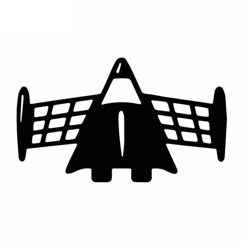 Small Airplane Pattern Car Decals, Exquisite Car Window Decoration, Personalized Waterproof Decals, Black-white, 15cm*9cm