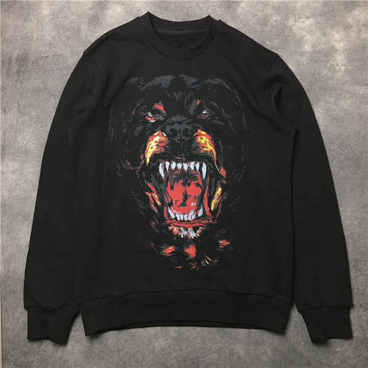 hoodie autumn fashion arrival rottweiler dog animal print sweatshirts jumper for men women designer clothing cotton