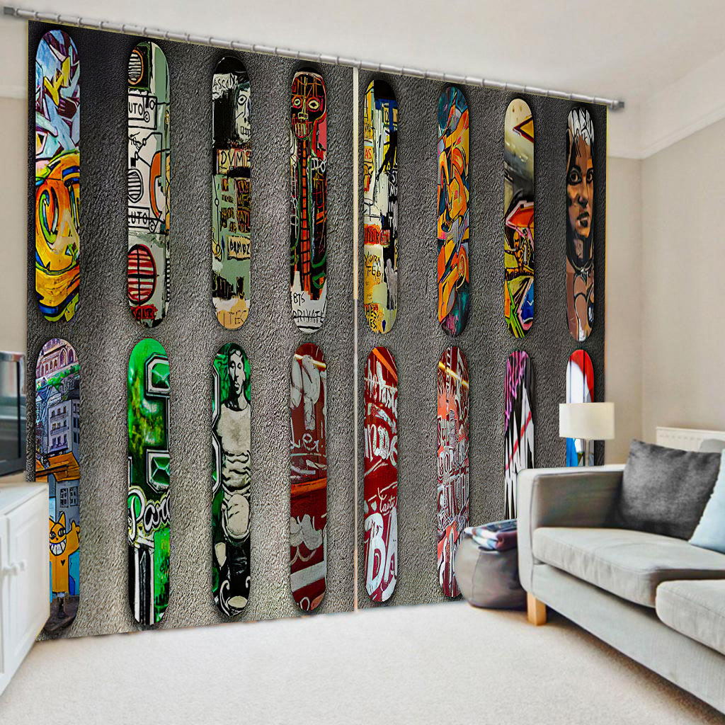 The Bedroom Modern Curtains Living Room Blackout Curtain Drapes Custom Any Size Drapes