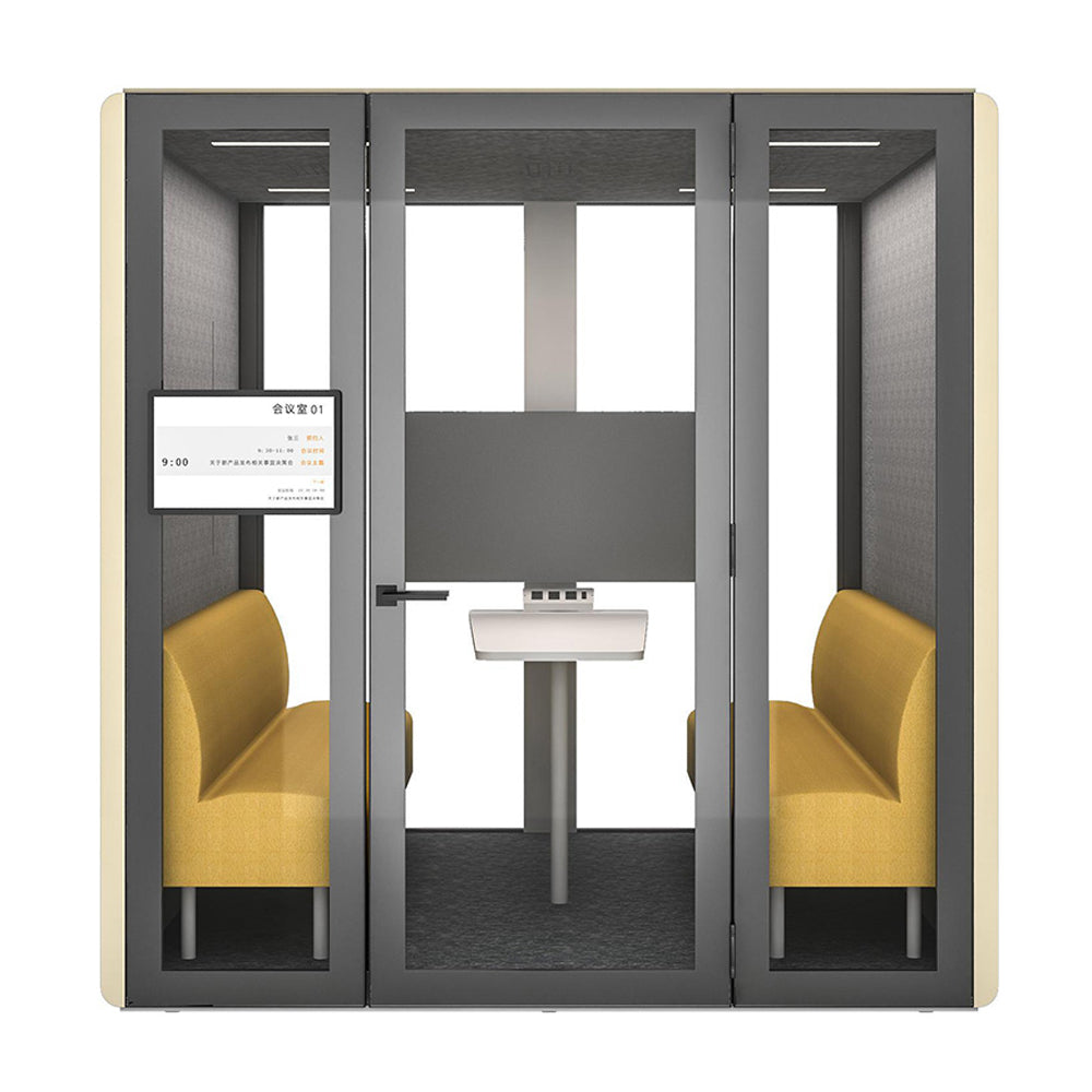 Commercial Furniture simple design phone home booth acoustic chatroom soundproof office meeting pod 1 buyer
