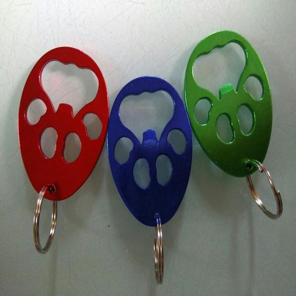Bear Paw Bottle Opener Creative Paw Shaped Key Chain Portable Aluminium Alloy Beer Bottle Openers Fashion Party Favor#339