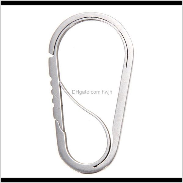 Gadgets Wholesalepolished Stainless Steel Key Ring Carabiner Hook Buckle Antitheft Outdoor Belt Clip Keychain Bottle Opener Camp Equip Uypkk