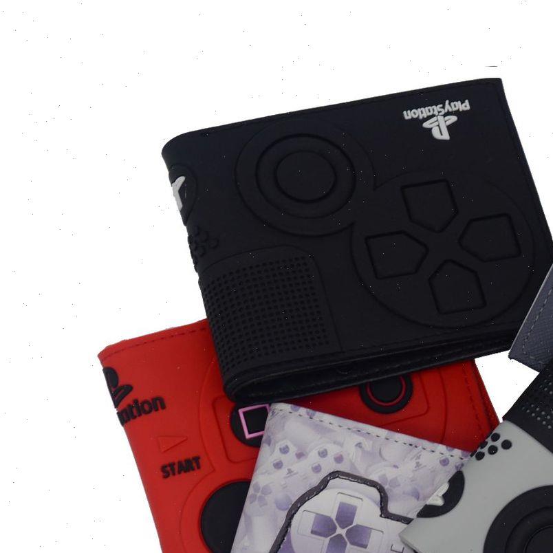 Various Color Playstation 3D Print Wallets carteira PVC Folded Purse with Coin Pocket Creative for Male Female Games Wallet