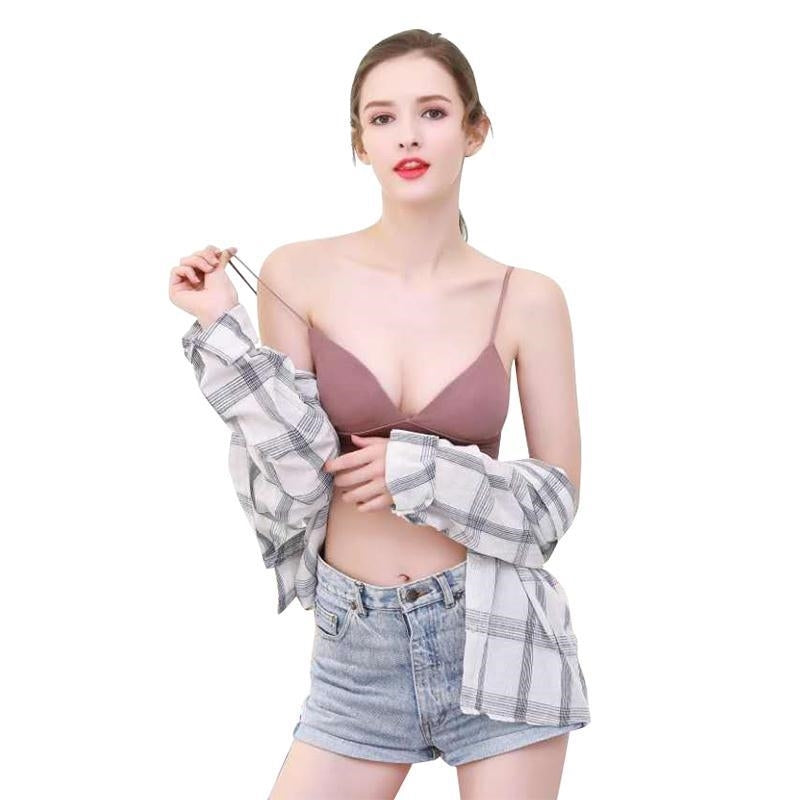 Large French soft bra without steel ring bikini back lingerie for pregnant women