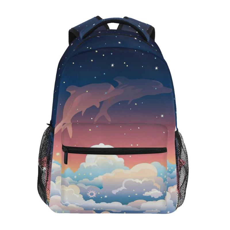 School Bags Men And Women Backpacks Starry Sky Backpack Student Schoolbag For Teenager Mountaineering Korean Leisure Travel Laptop