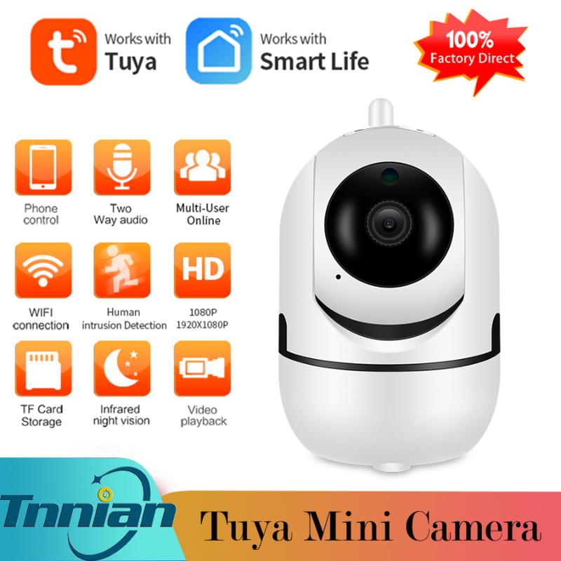 Cameras 3MP IP Camera Tuya APP 1080P Automatic Tracking Home Security Indoor Surveillance Wireless WiFi Mini Baby Monitor