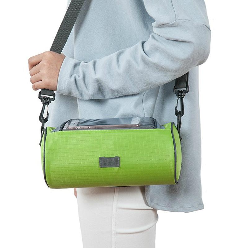 Waist Bags Touch Screen Bicycle Cycling MTB Mountain Bike Frame Front Tube Storage Bag For Mobile Phone Waterproof Packs Male