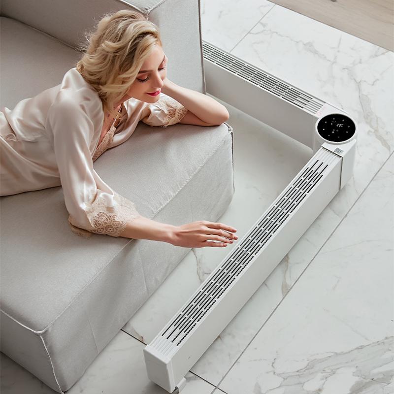 Home Heaters 2000W Heating Artifact Baseboard Heater Electric Household Energy-saving Equipment
