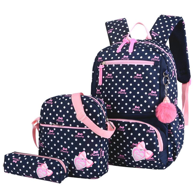 School Bags Children Printing Backpack Backpacks Set Girls Waterproof Kids Satchel Schoolbags Mochila Escolar