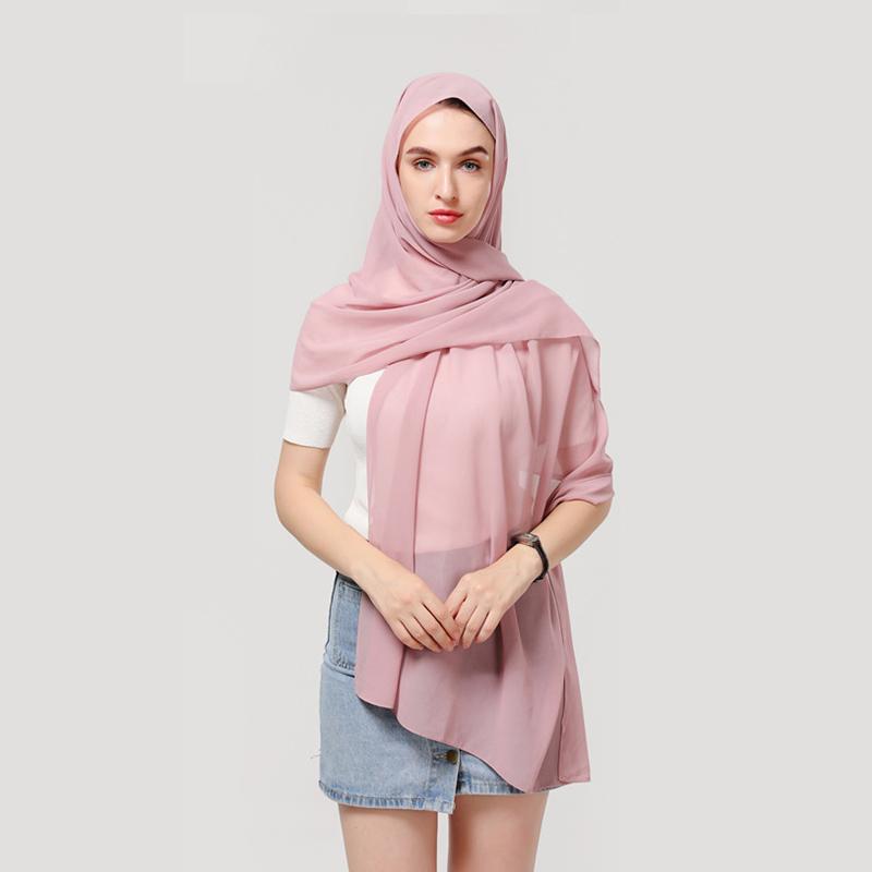 Scarves Chiffon Abaya Maxi Hijab Scarf Turban Muslim Hijabs Foulard Femme Jilbab Abayas For Women Hoofddoek Moslima Headscarf Turbantes