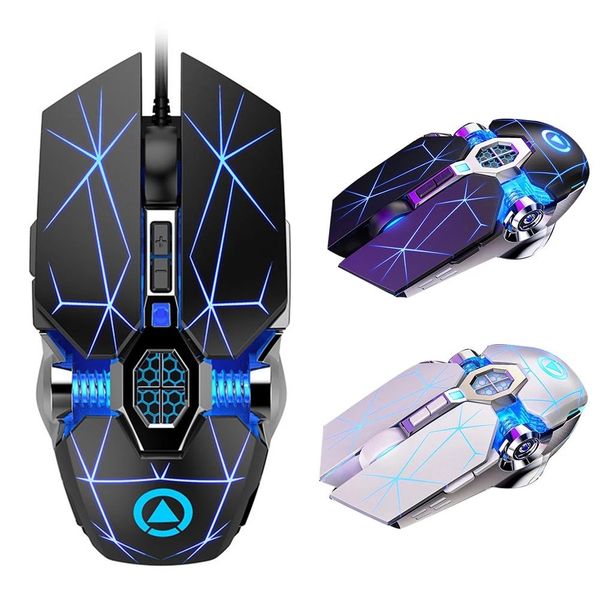 Rechargeable Wireless Mouse Silent Gaming Mouse LED Backlit 2.4G USB Optical Ergonomic Gaming Mice Game For PC Laptop Gamer