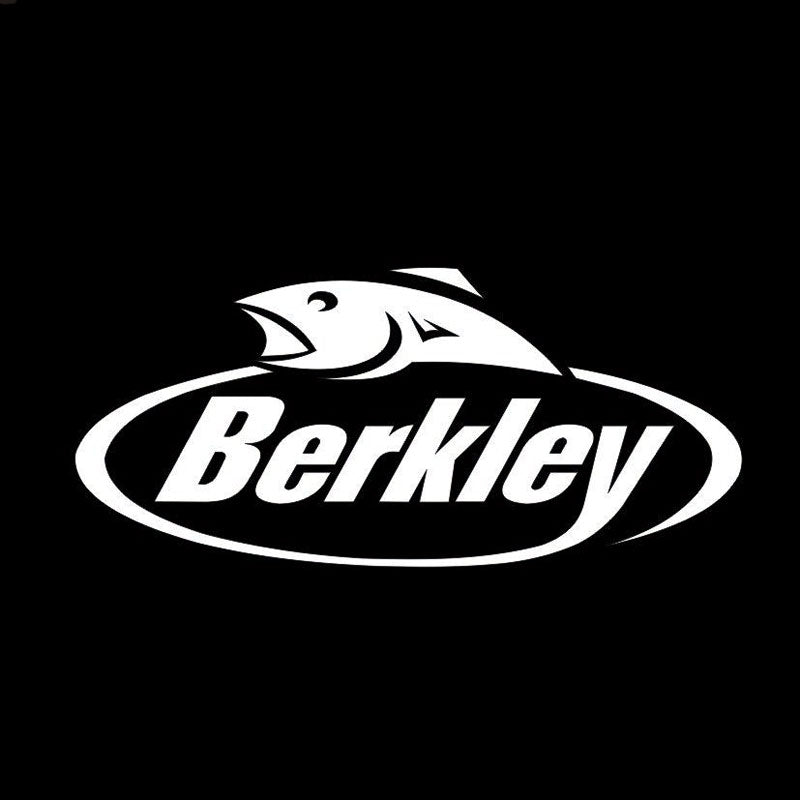 17.1CM*7.6CM Berkley Fishing Tackle lures boat Vinyl Car Decal Sticker Car accessories funny Car Sticker Black