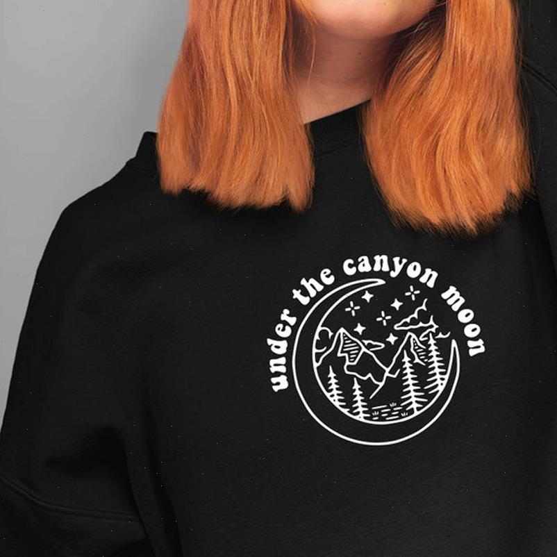 Under The Cayon Moon Outside Womens Hoodie Causal Harry Styles Graphic Jumpers Long Sleeved Tops Wildflower Outerwear Shirts