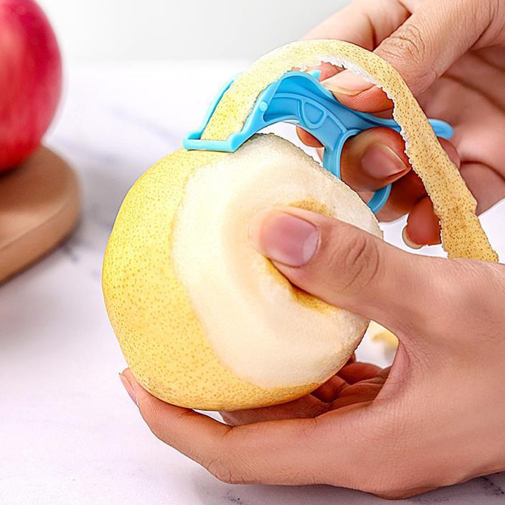 Multi-functional Apple Dunschiller Kitchen Tool Plastic Ring Fruit Orange Dunschiller