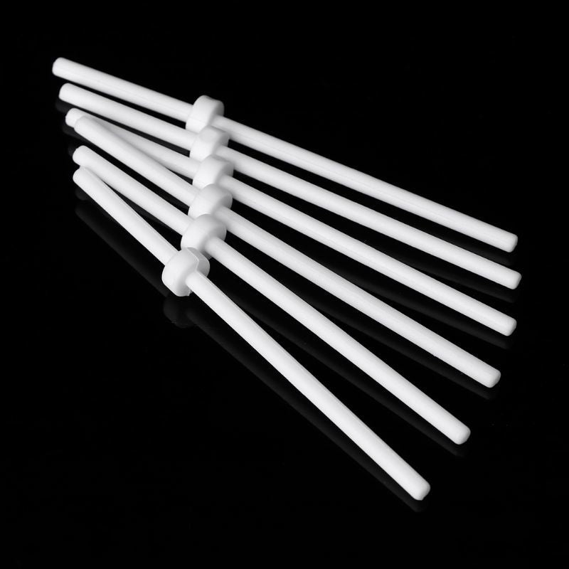 6 Stack-batch 8 Cm Removal Lollipop Sticks For Candy Pops Non-toxic Food Grade Plastic Sucker Tube Sticks for chocolate Cake Tool