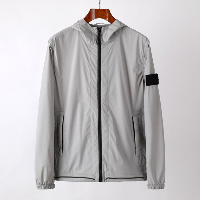 Summer sun light Hooded Jacket Casual simple European and American style sunscreen clothes for lovers Fashion men&#039;s youth coat