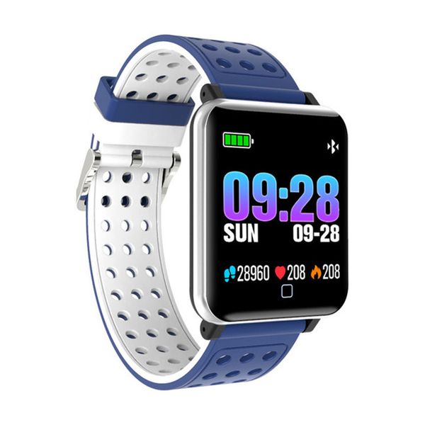 Smart Bracelet Watch Fitness Tracker Blood Oxygen Blood Pressure Heart Rate Monitor Smart Watch Waterproof Wristwatch For iPhone Android