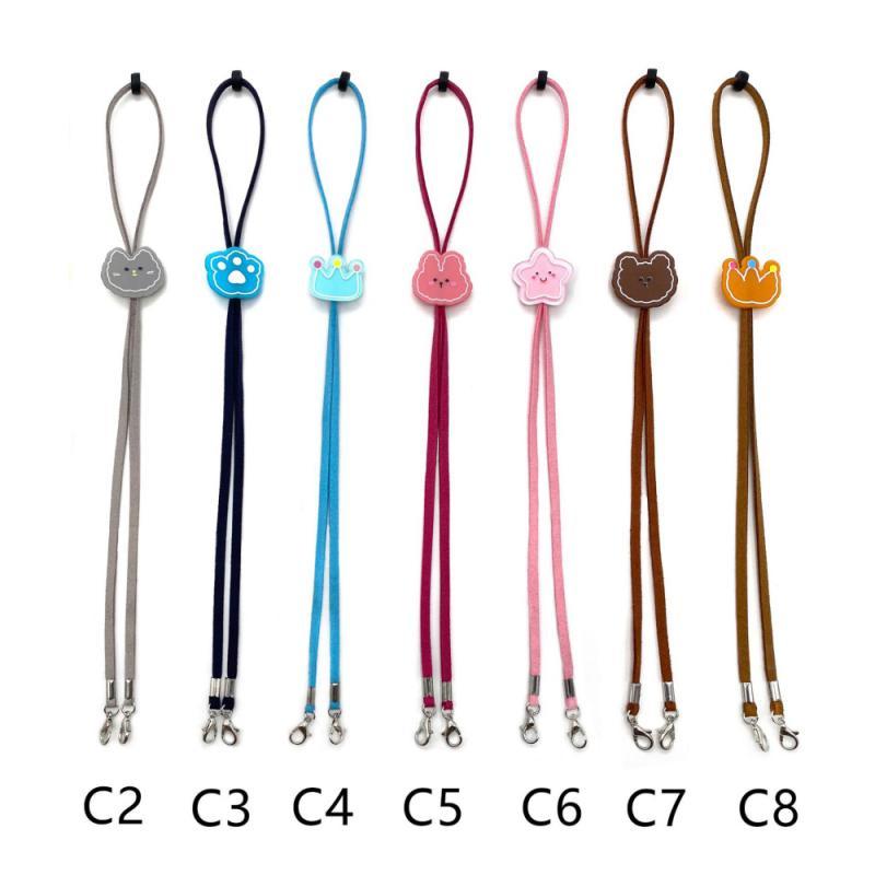 Kids Mask Lanyard Adjustable Face Mask Extender Handy Ear Holder Rope Kids Anti-lost Cartoon Mask Hanging Neck Halter