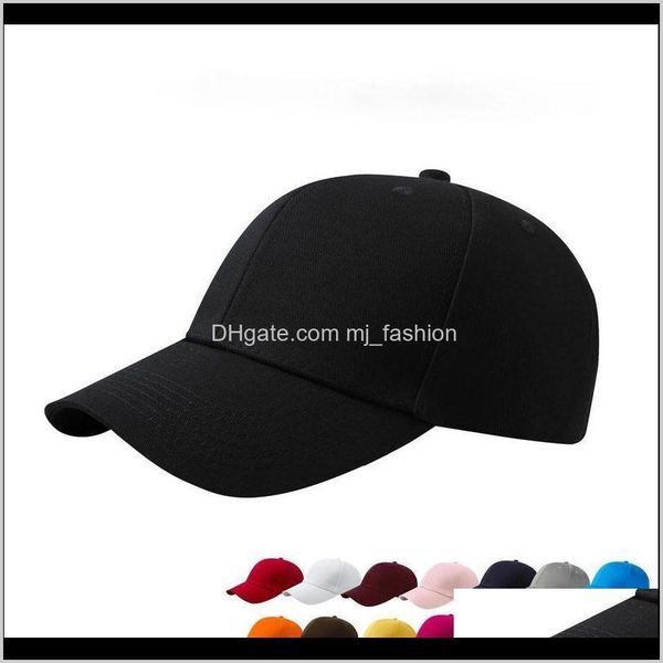 Ball Caps Hats, Scarves & Gloves Fashion Aessoriescap Trendy Solid Hip Hop Mens Womens Baseball Latest Hats Wholesale Adjustable Sports Cap