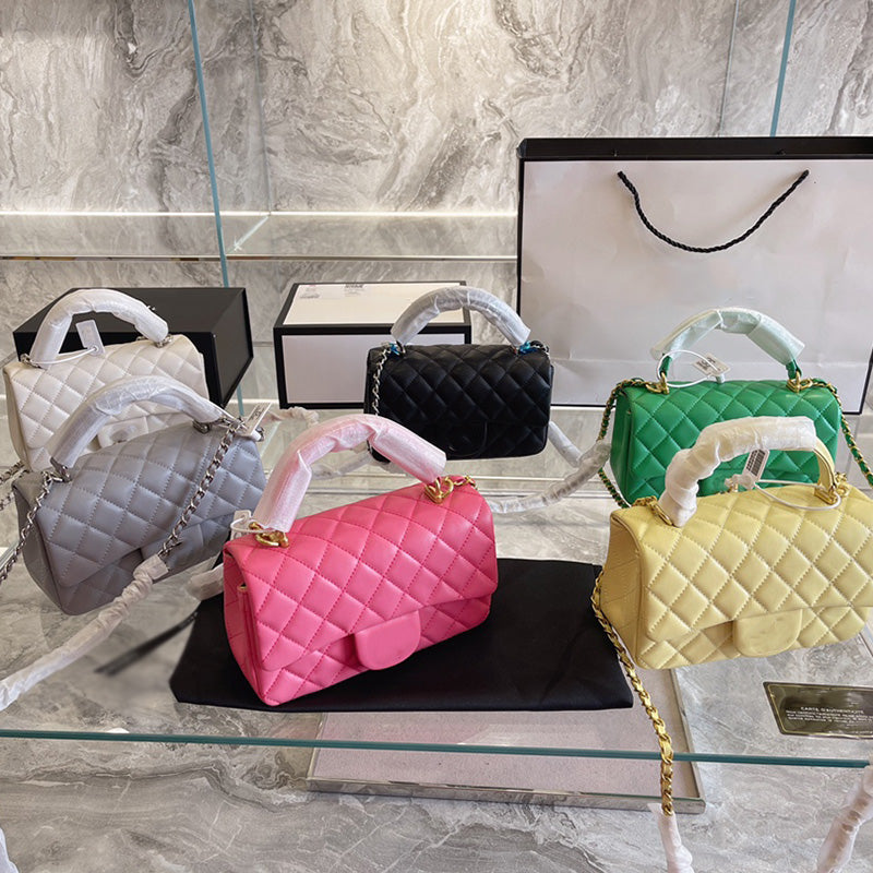 Designers Spring Summer Fashion Girls Women&#039;s Hand Bags Sheepskin Genuine Leather Crossbody Clutch Cosmetic Luxury_handbags Messenger One Handl